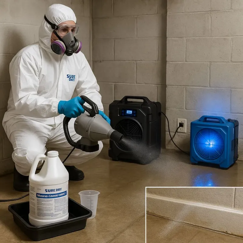 Sanitization and Odor Removal process in Rothschild, WI
