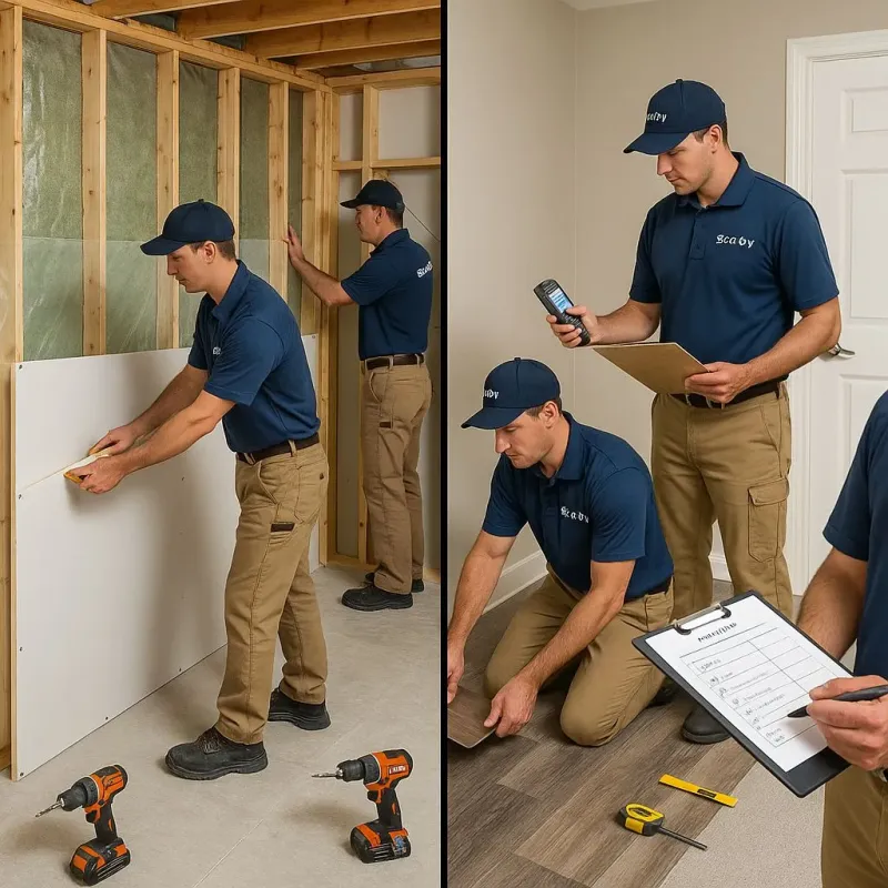 Repairs and Reconstruction process in Rothschild, WI
